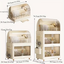 Armário de Cozinha Camada Dobrável Multifuncional